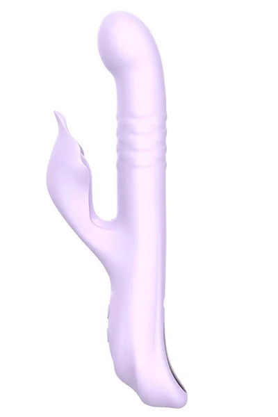 Adam and Eve Eve's Throbber Pulsating 10" Rabbit Vibrator with Come Hither Motion — image 12 of 15