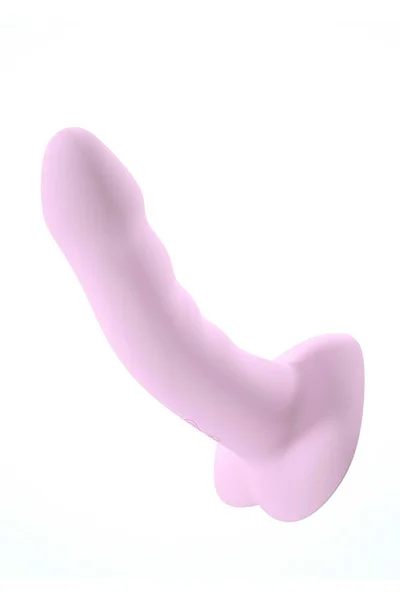 Adam and Eve Heart Throbber G Spot 7" Silicone Vibrating Dildo with Suction Cup Base — image 3 of 12