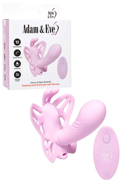 Adam and Eve Remote Controlled 3.5" Dual Stimulator Wearable Vibrator — image 9 of 12