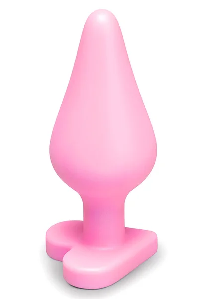 B-Vibe Butties B Mine 4" Butt Plug With Heart Shaped Base — image 3 of 6
