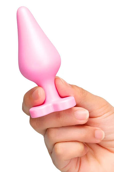 B-Vibe Butties B Mine 4" Butt Plug With Heart Shaped Base — image 6 of 6