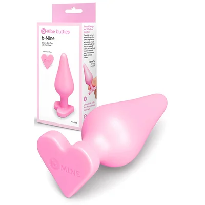 b vibe butties b mine 4 butt plug with heart shaped base