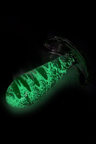 O Products Glow in the Dark 3.1" Glass Butt Plug — image 5 of 5