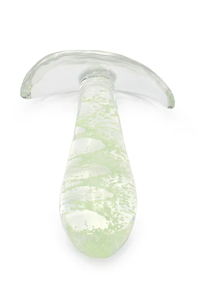 O Products Glow in the Dark 3.1" Glass Butt Plug — image 3 of 5