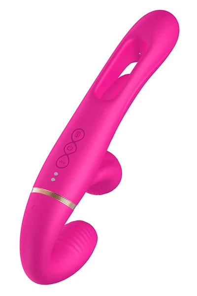 Adam and Eve Orgaz Ohh Matic 9.25" Multi Function Strapless Strap On with Remote Control — image 5 of 12