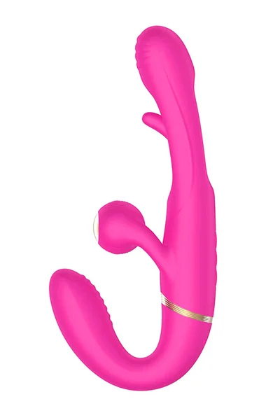 Adam and Eve Orgaz Ohh Matic 9.25" Multi Function Strapless Strap On with Remote Control — image 8 of 12