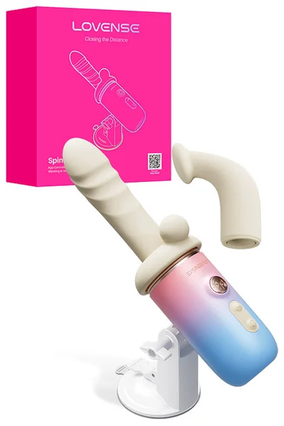 Lovense Spinel Portable Thrusting, Vibrating & Heating Interchangeable Dildo — image 19 of 24