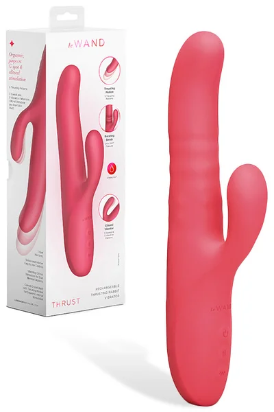 Le Wand Thrust 9.25" Thrusting Rabbit Vibrator with 360° Rotating Beads — image 6 of 10
