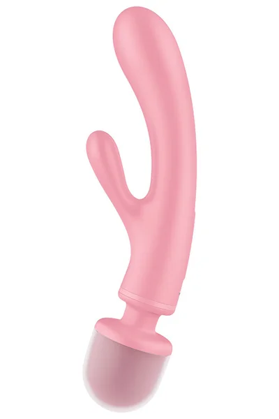 Satisfyer Triple Lover 9.3" 2 in 1 Massager And Rabbit Vibrator — image 8 of 12