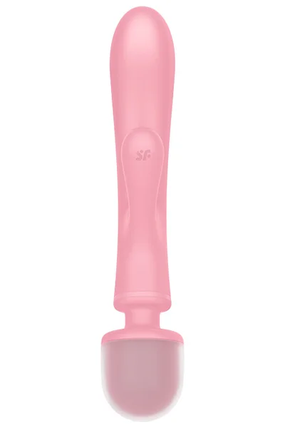 Satisfyer Triple Lover 9.3" 2 in 1 Massager And Rabbit Vibrator — image 4 of 6