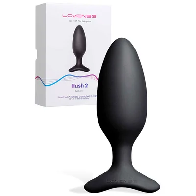 lovense hush 2 app controlled 475 medium vibrating butt plug