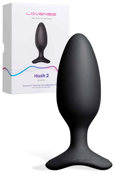 Lovense Hush 2 App Controlled 4.75" Medium Vibrating Butt Plug — image 4 of 9