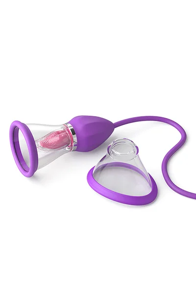 Pipedream Her Ultimate Pleasure Max 9" 4 in 1 Pleasure Pump with Tongue & Vibrating Handle — image 2 of 4