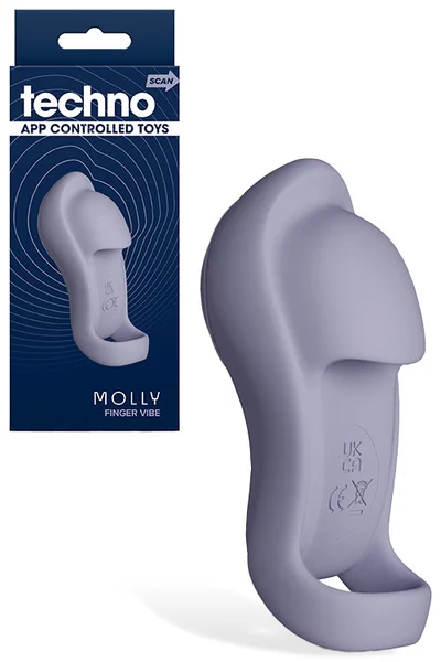 nsnovelties Techno Molly App Controlled 3.2" Finger Vibrator — image 3 of 4