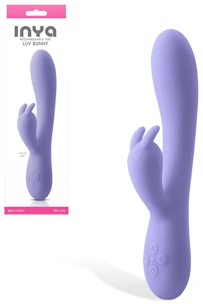 nsnovelties Inya Luv Bunny 7.8" Rabbit Vibrator — image 4 of 6