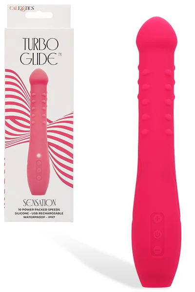 Calexotics Turbo Glide Sensation 8" Classic Vibrator — image 7 of 12