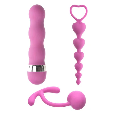 adam and eve waves of pleasure 3 piece beginners toy kit