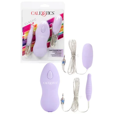 calexotics twin bullet vibrator pleasure pack