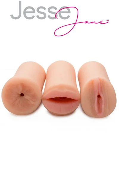 Jesse Jane Realistic Mouth, Pussy & Ass Masturbators (3 Pce Set) — image 5 of 6