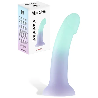 adam and eve ombre curve 675 silicone dildo