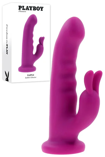 Playboy Fluffle 7.8" Twirling Rabbit Vibrator — image 6 of 10