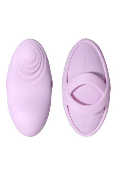 Svakom Echo 2 3.6" App Compatible Lay On Vibrator with Heat Function & Removable Finger Sleeve — image 2 of 6