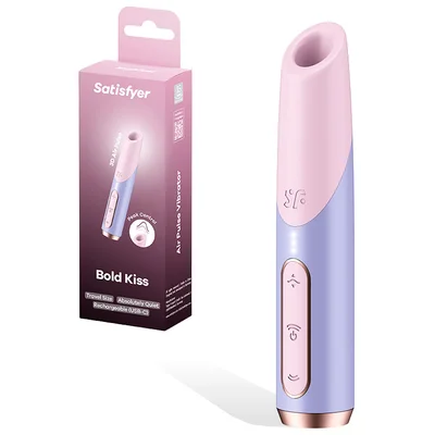 satisfyer bold kiss 49 air pulse clitoral stimulator