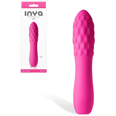 nsnovelties inya rita 54 textured silicone classic vibrator