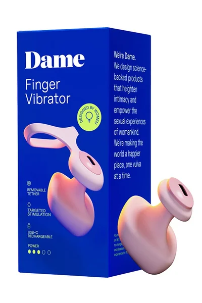 Dame Fin 2.0 Compact 3" Finger Vibrator — image 9 of 12