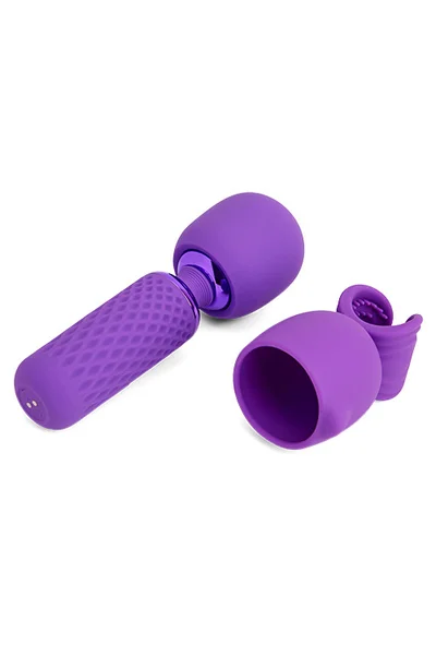 NU Sensuelle Harlow Nubii 7.3" Heated Wand Massager with Stroker Attachment — image 5 of 5