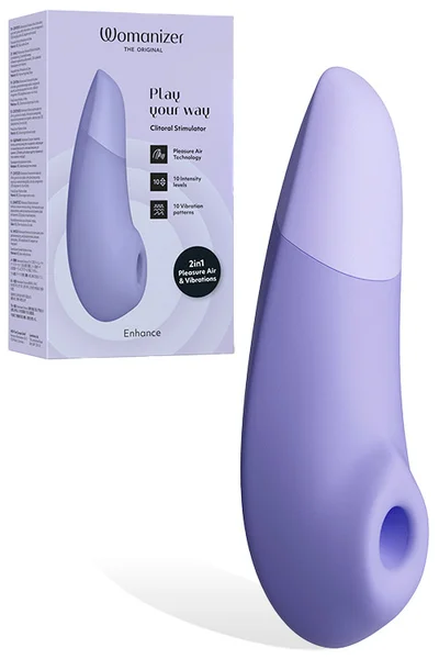 Womanizer Enhance 6.2" Vibration Plus Pleasure Air Clitoral Stimulator — image 7 of 18