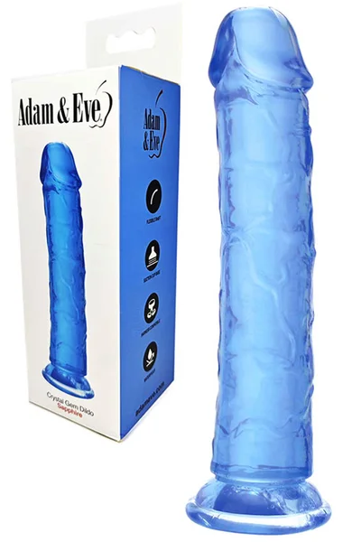 Adam and Eve Crystal Gem 7.8" Suction Cup Dildo — image 7 of 18