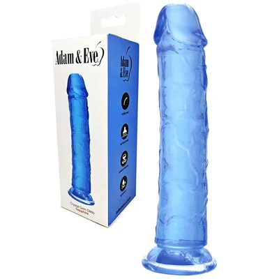 adam and eve crystal gem 78 suction cup dildo
