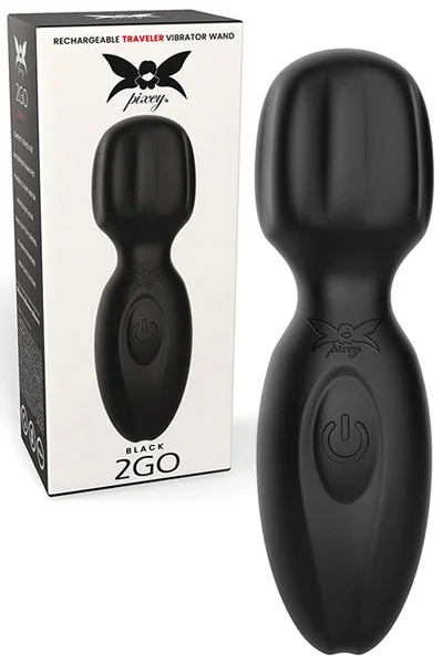 Pixey 2GO 4.3" Mini Vibrating Wand Massager — image 9 of 18