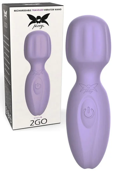 Pixey 2GO 4.3" Mini Vibrating Wand Massager — image 7 of 18