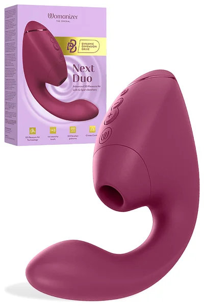 Womanizer Next Duo 7.6" G Spot and Clitoral Suction Stimulator — image 13 of 18