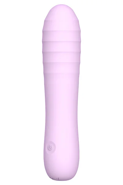 Playful Posh 6.3" Super Soft Silicone Ribbed Classic Vibrator — image 2 of 3