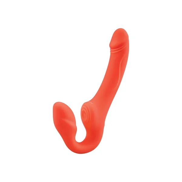 Bodywand ID Access Strapless Strap-On - Orange 15.2 cm USB Rechargeable Strapless Strap-On — image 3 of 8