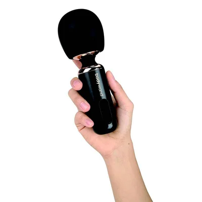 bodywand lolly wand black usb rechargeable compact massage wand