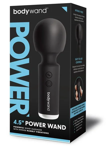 Bodywand 4.5'' Power Wand - Black 11.4 cm USB Rechargeable Massager Wand — image 5 of 7