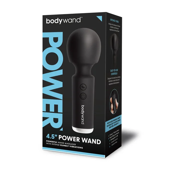 Bodywand 4.5'' Power Wand - Black 11.4 cm USB Rechargeable Massager Wand — image 4 of 7