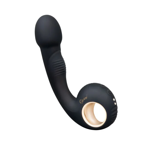 Bodywand G-Play Vibrating Squirt Trainer - Black 17 cm USB Rechargeable Vibrator — image 3 of 11