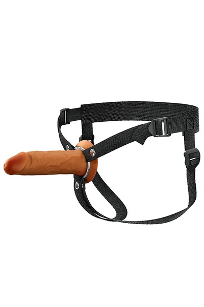 Pipedream Elite 6" Silicone Dual Density Hollow Strap On — image 2 of 6