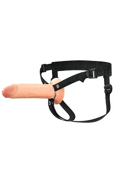 Pipedream Elite 8" Silicone Dual Density Hollow Strap On — image 2 of 5
