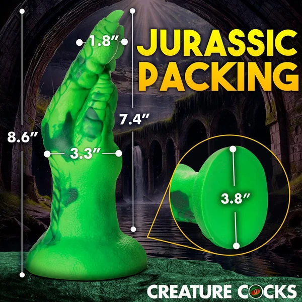 Creature Cocks Raptor Claw Fisting Silicone Dildo - Green 21.8 cm Claw Fantasy Dildo — image 5 of 10