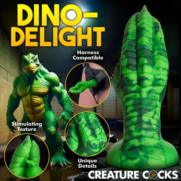 Creature Cocks Raptor Claw Fisting Silicone Dildo - Green 21.8 cm Claw Fantasy Dildo — image 7 of 10