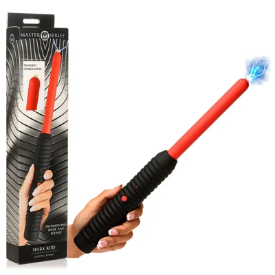 master series spark rod blackred zapping e wand