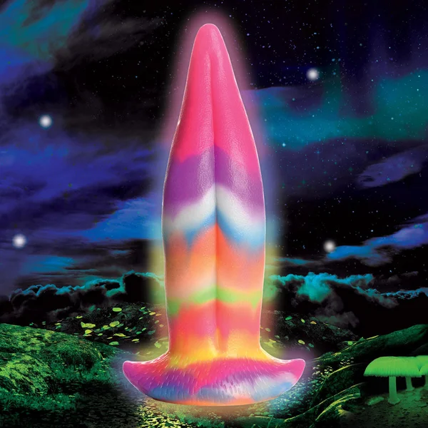 Creature Cocks Unicorn Kiss Silicone Dildo - Coloured 21.4 cm Fantasy Unicorn Tongue Dildo — image 2 of 11