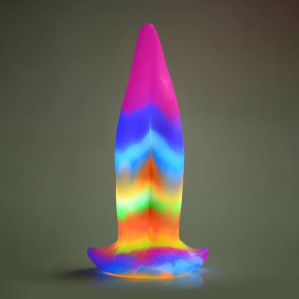 Creature Cocks Unicorn Kiss Silicone Dildo - Coloured 21.4 cm Fantasy Unicorn Tongue Dildo — image 6 of 11