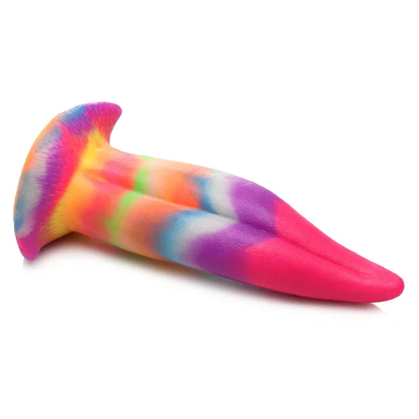 Creature Cocks Unicorn Kiss Silicone Dildo - Coloured 21.4 cm Fantasy Unicorn Tongue Dildo — image 9 of 11